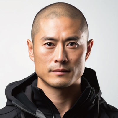 40-50代男性のスキンヘッド・坊主の髪型の写真