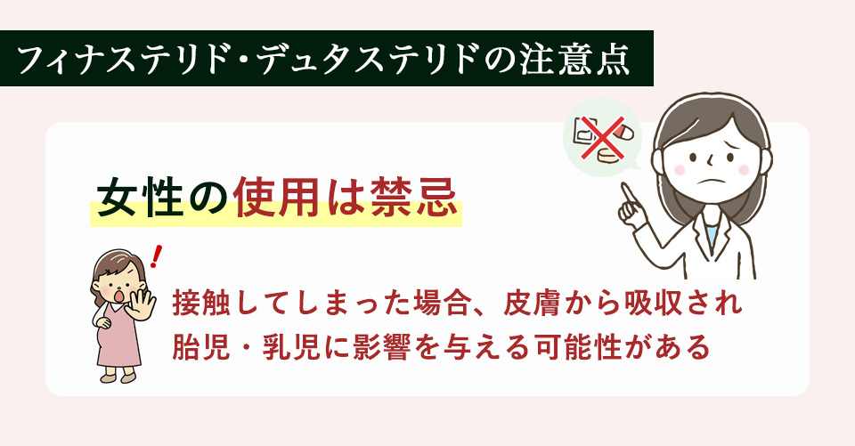 フィナステリド・デュタステリドの注意まとめ