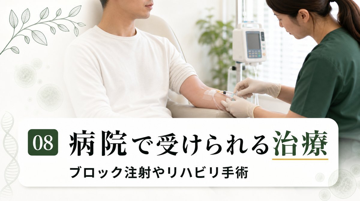 椎間板ヘルニアの痛みが引かないとき病院で受けられる治療