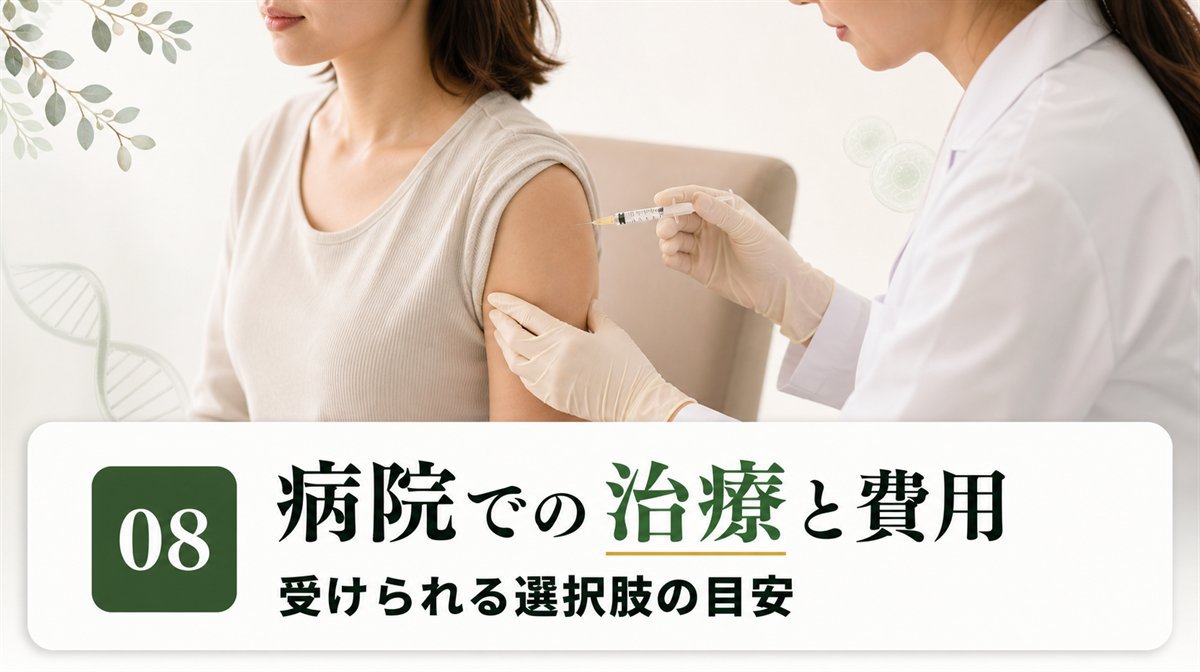 五十肩の病院での治療と費用の目安イメージ