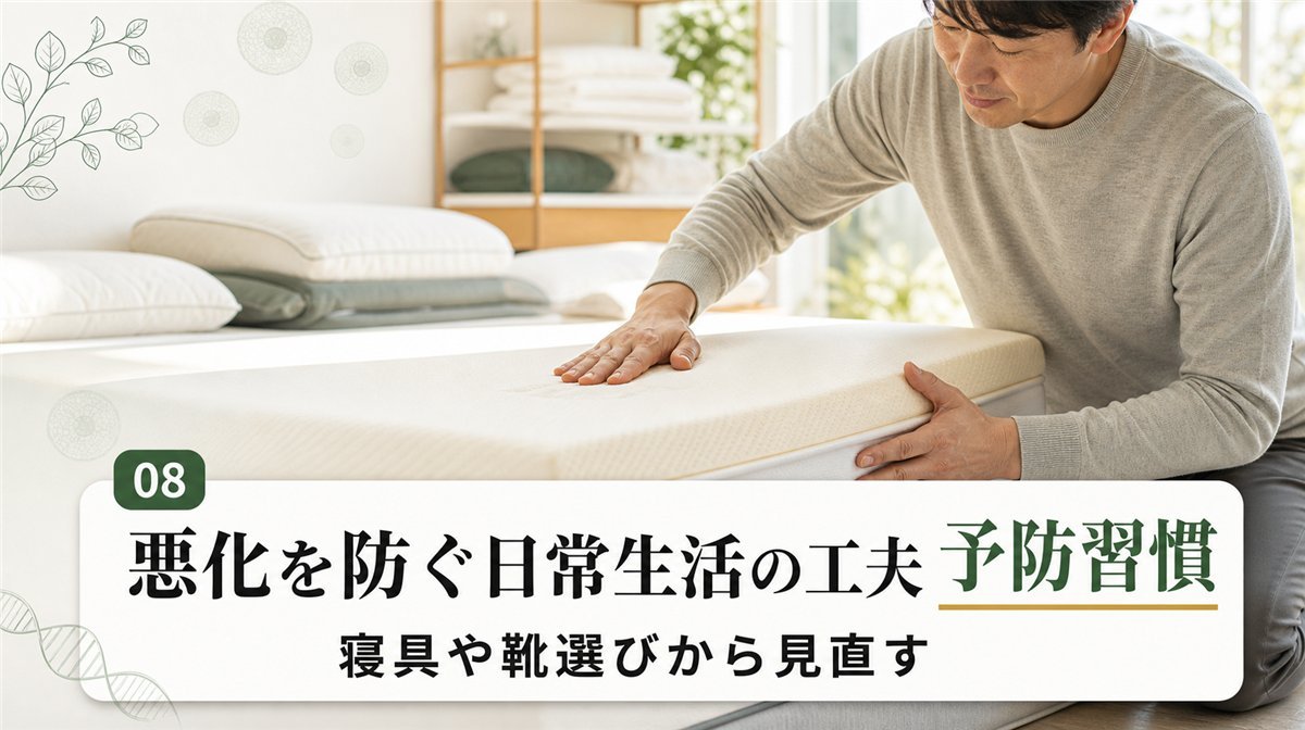 低反発マットレスを選ぶ様子