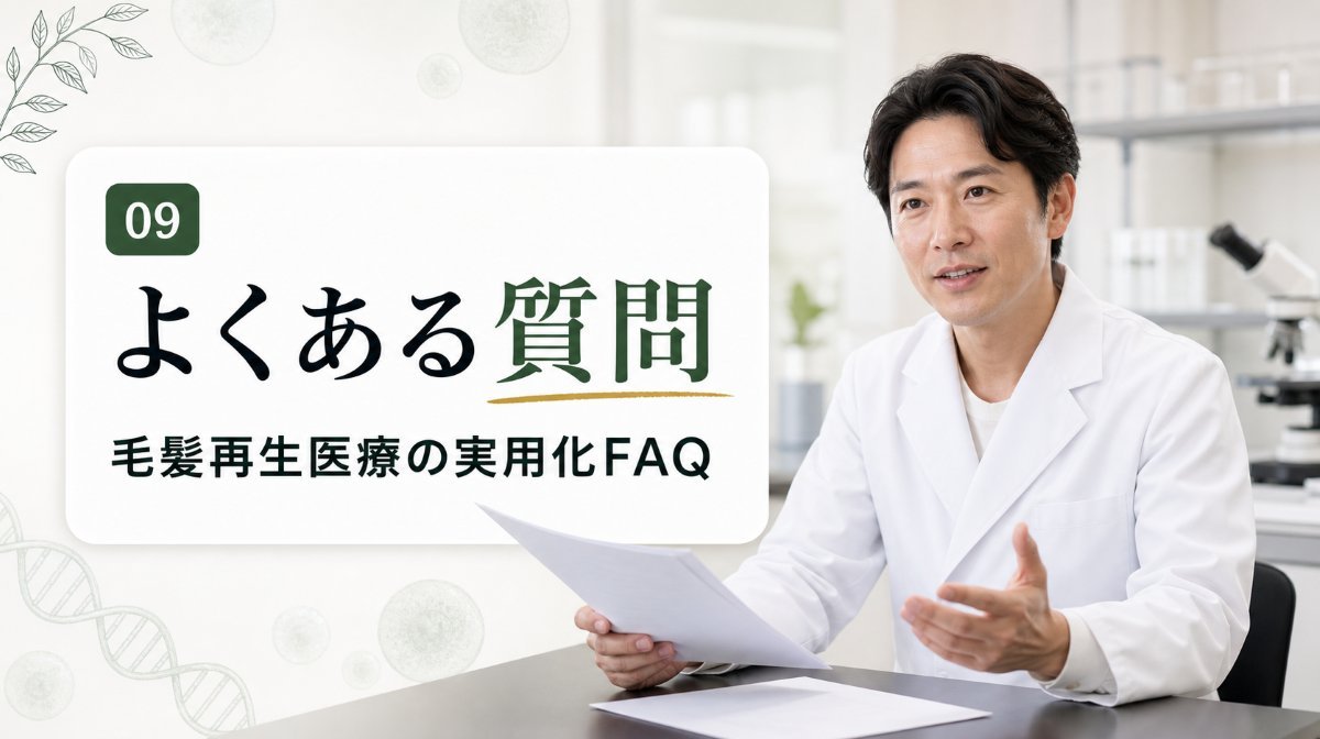 毛髪再生医療の実用化についてよくある質問
