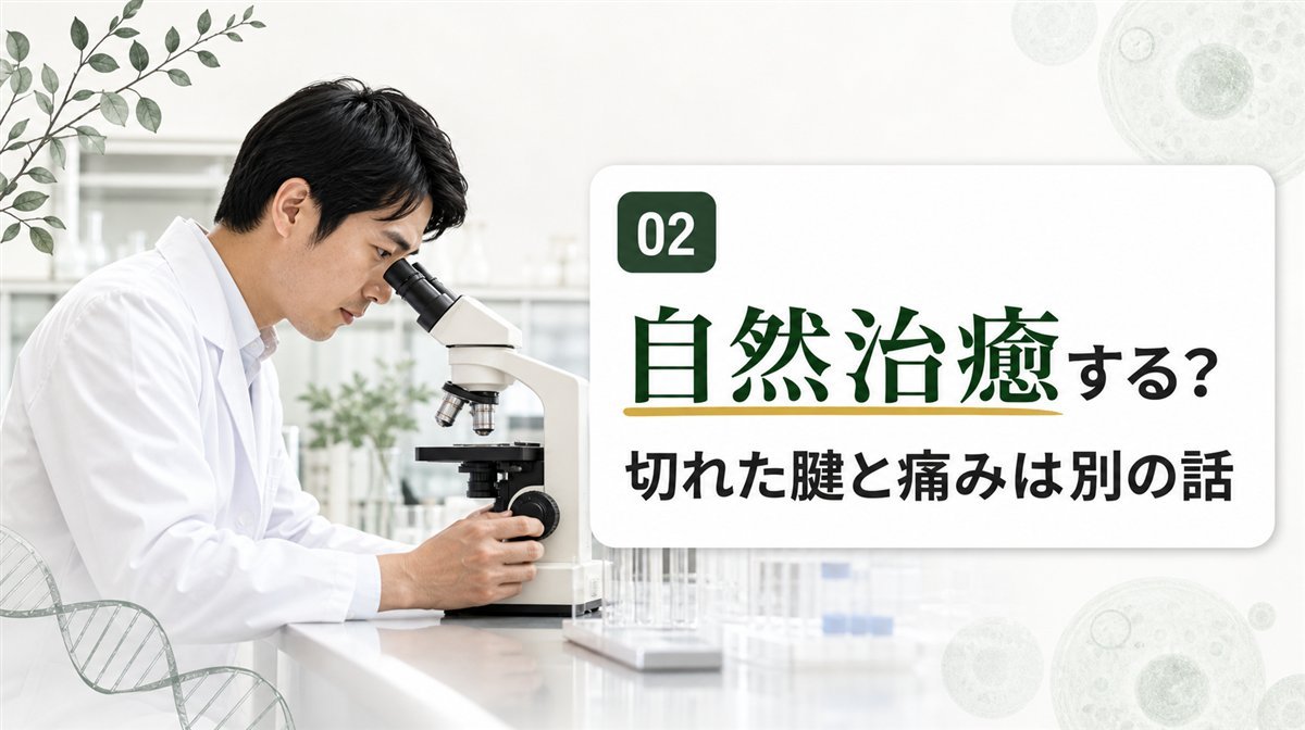 腱板断裂が自然治癒するかを調べる研究の様子