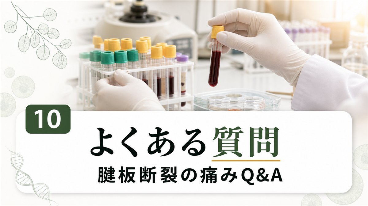 腱板断裂の痛みに関するよくある質問のイメージ