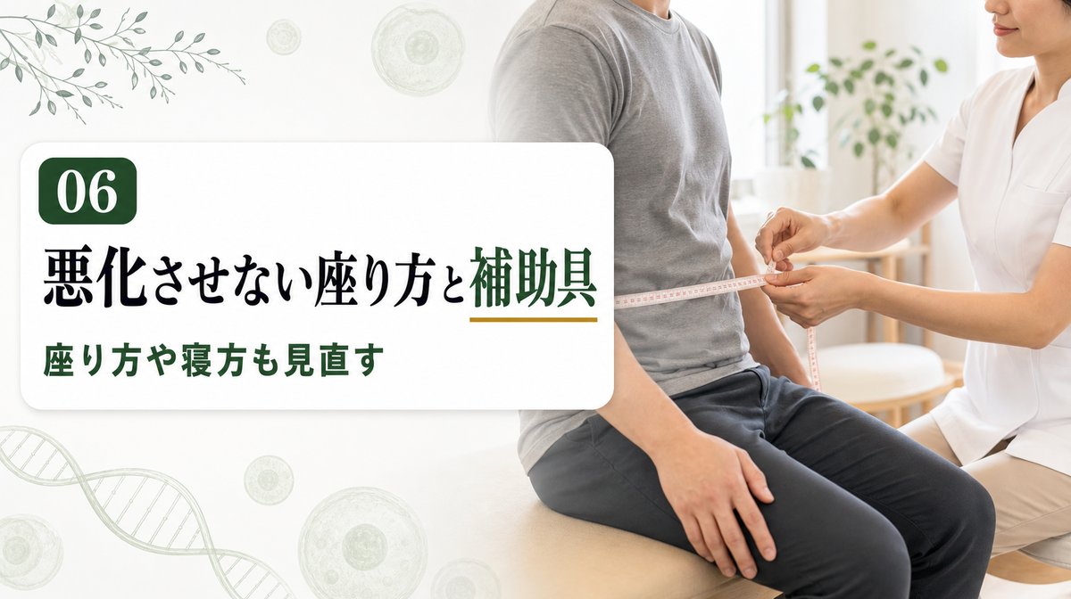 坐骨神経痛に配慮した座り方の工夫