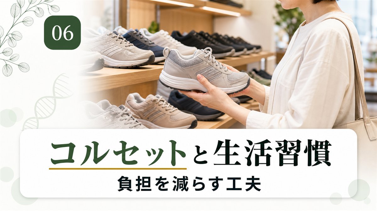 コルセット・生活習慣で脊柱管狭窄症の負担を減らす工夫