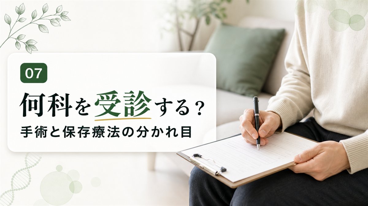 脊柱管狭窄症は何科を受診する？手術と保存療法の分かれ目