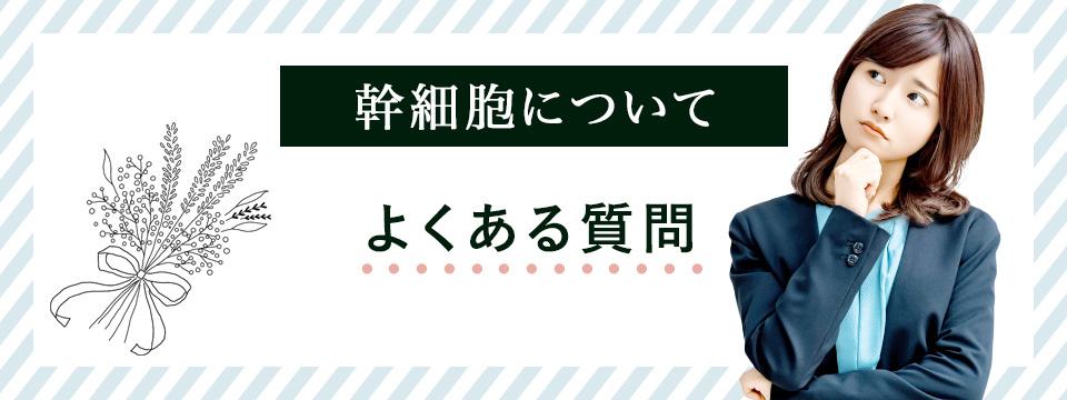 幹細胞のよくある質問